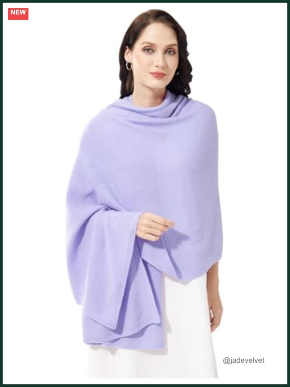 Cashmere Blend Wrap Shawl Stole for Women 87" Travel Pashmina